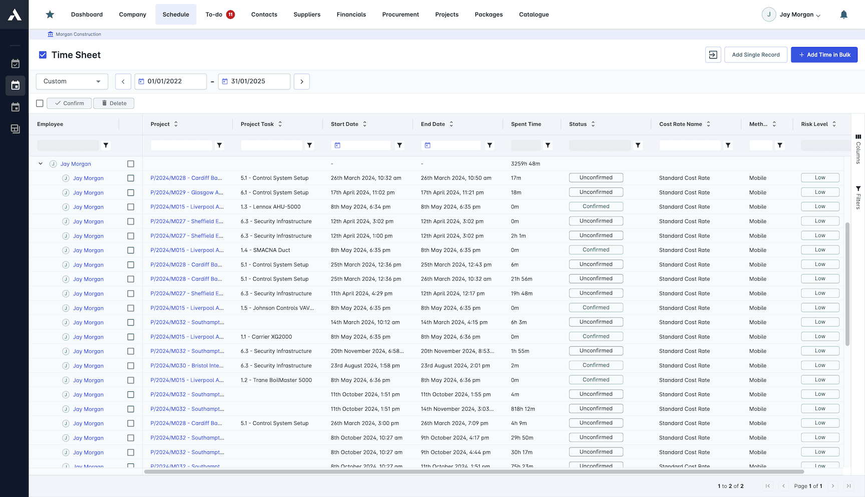 Time Tracking screenshot